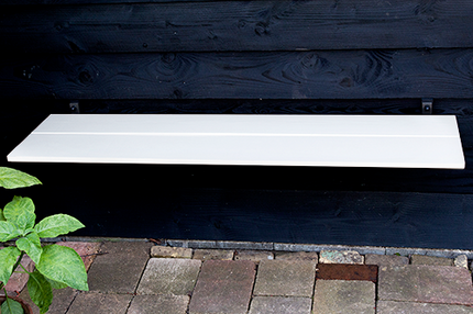 Witte gevelbank Cover afbeelding